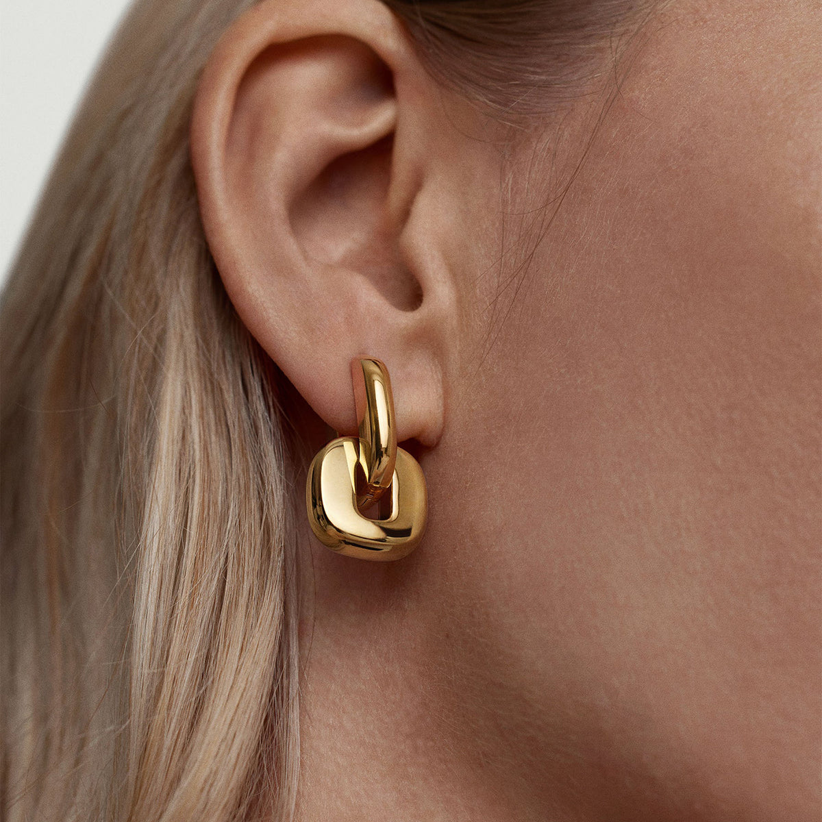 Chunky Chain Link Drop Earrings