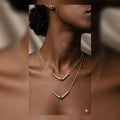 Knot Twist Gold Necklace – Sculptural Snake Chain